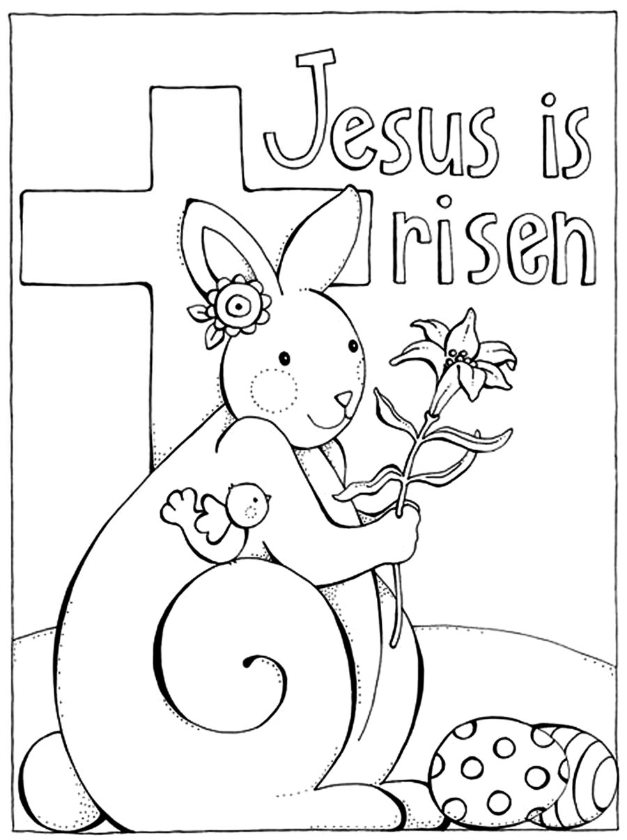 Jesus Easter Coloring Pages