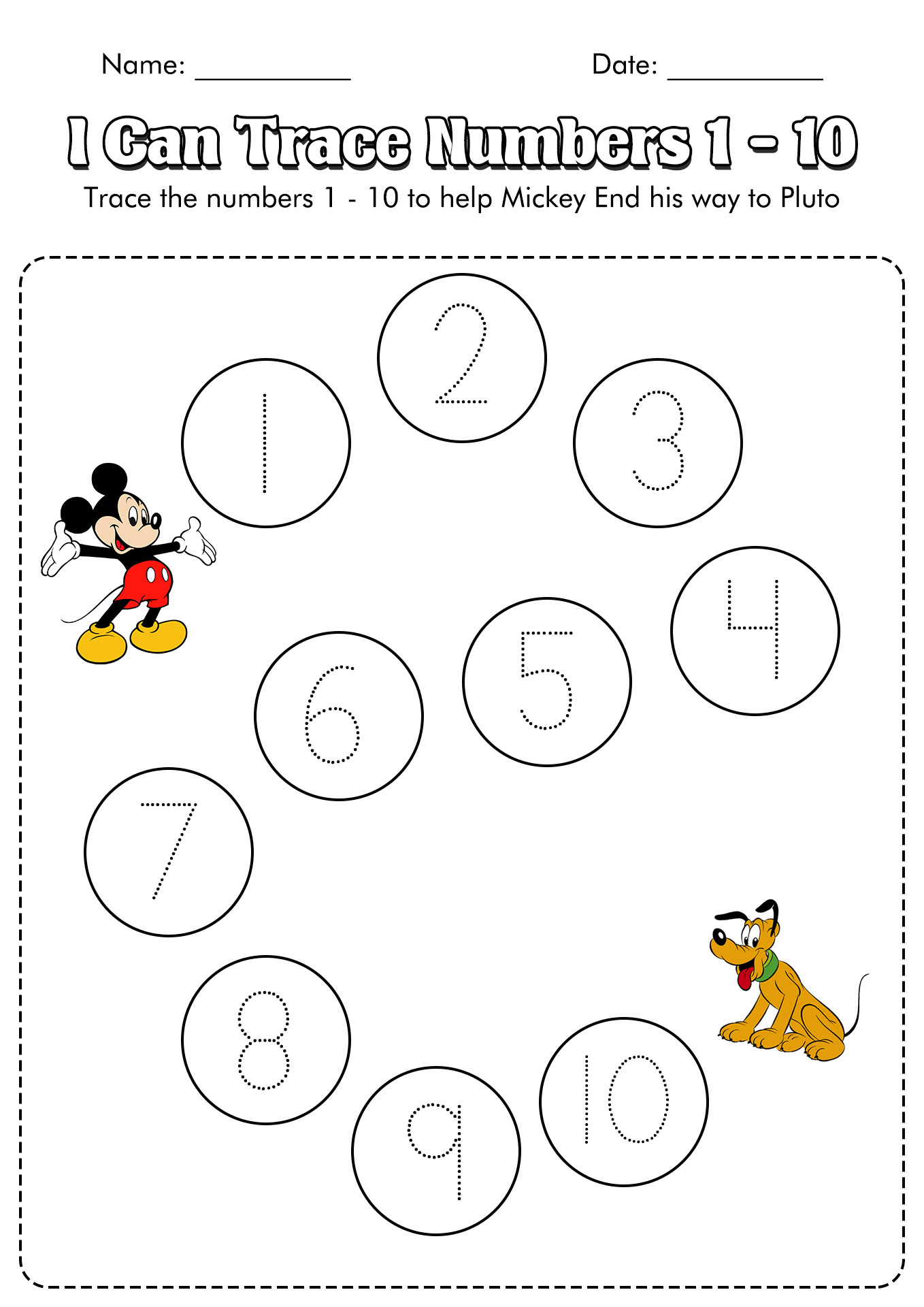 13 Mickey Mouse Math Worksheets Free PDF At Worksheeto