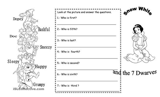 Ordinal Numbers Worksheets Free Printables