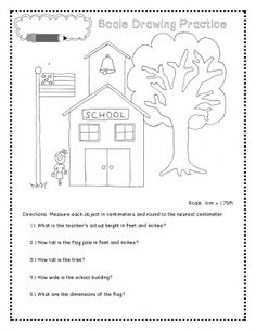 Scale Drawing Worksheets 7th Grade