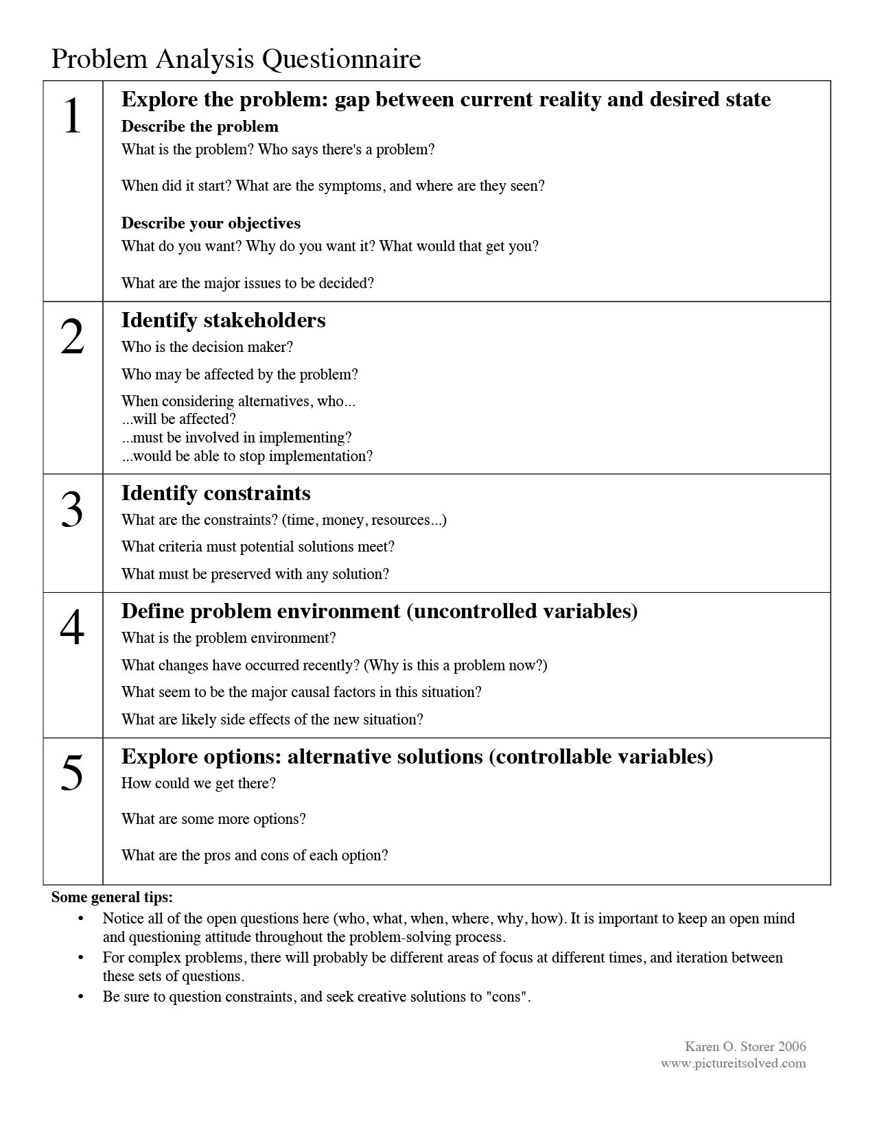 Social Problem Solving Worksheets