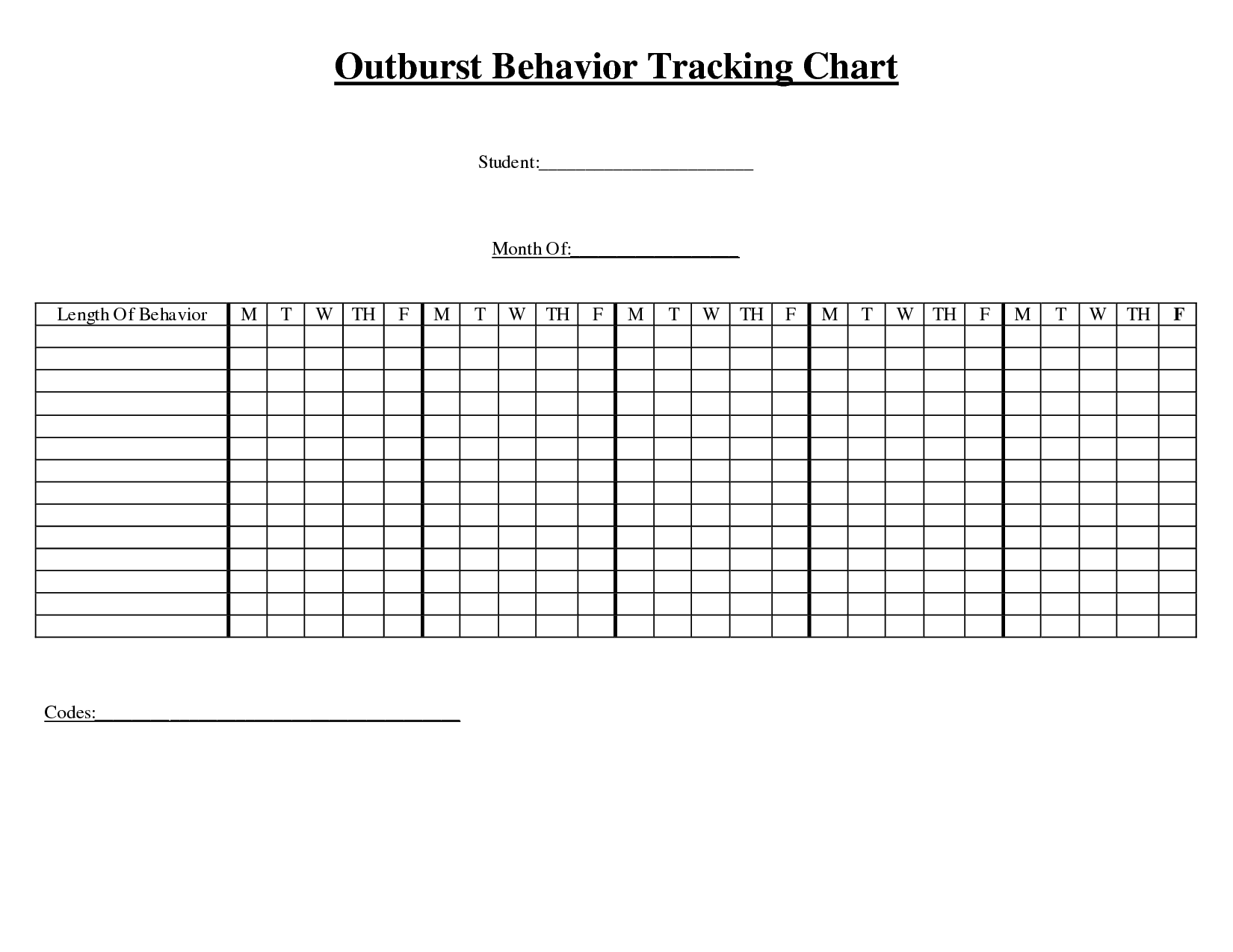 16 Tracking Behavior Worksheets Worksheeto