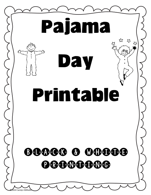 7 Pajama Day Worksheets Worksheeto
