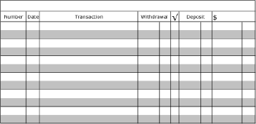 Free Printable Check Registers Template