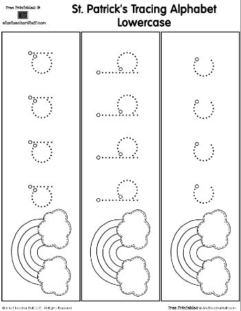 Tracing Letters and Numbers Worksheet