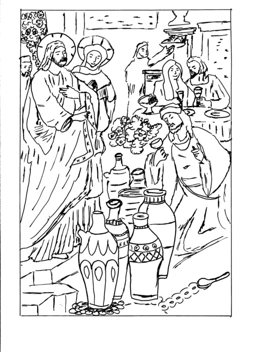 Wedding at Can a Coloring Sheet