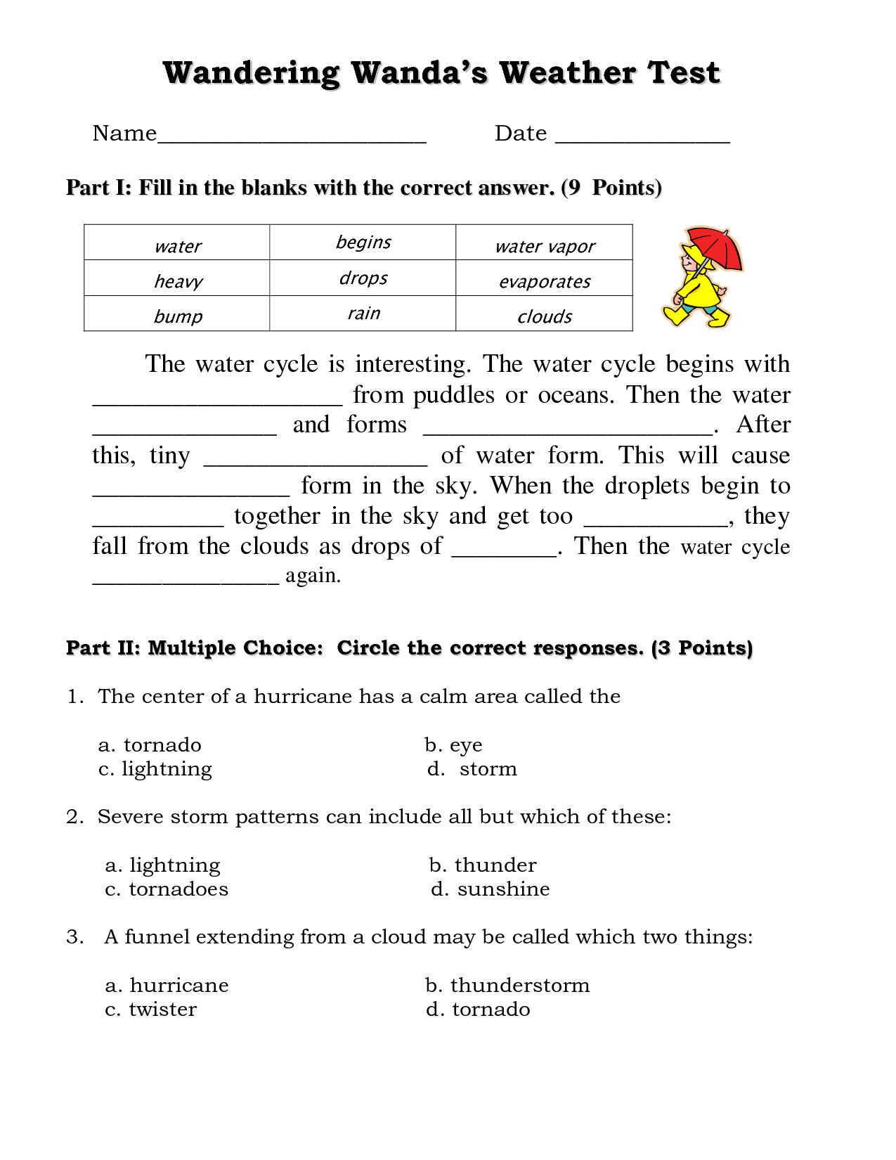 13 The Water Cycle Worksheet Answers Worksheeto