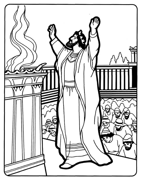 King Solomon Coloring Pages for Kids