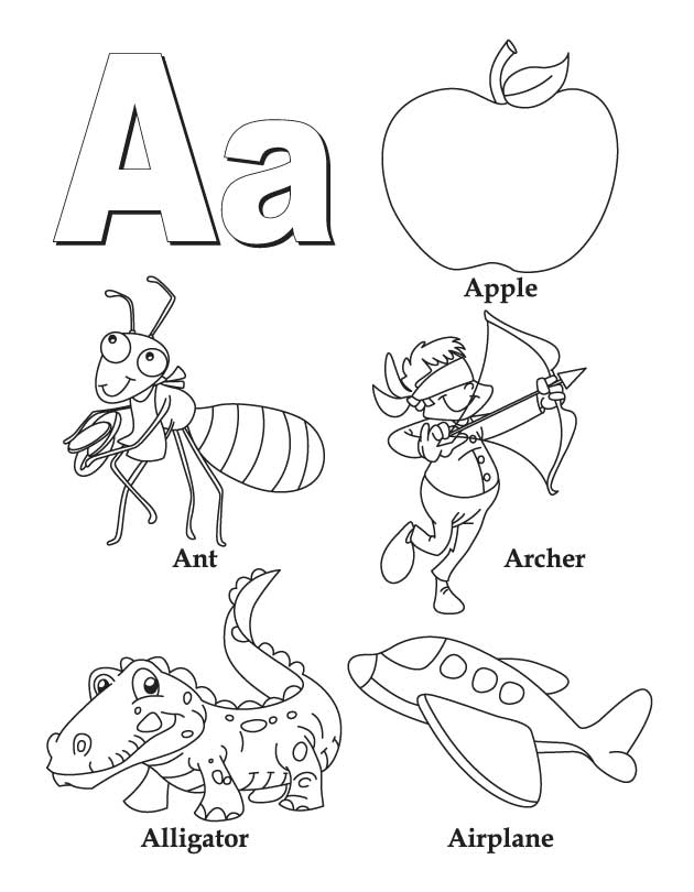 Letter Z Coloring Pages