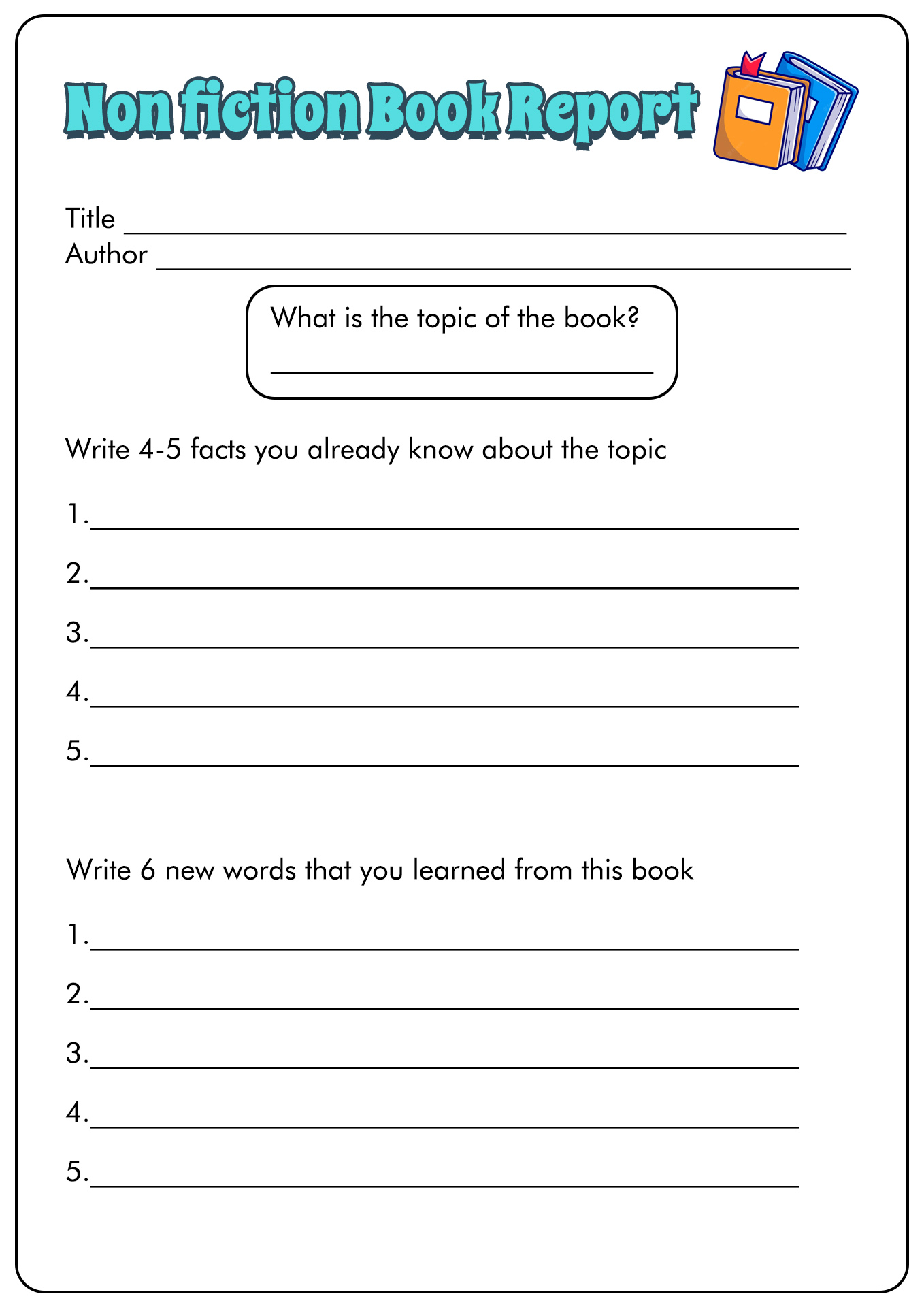 13 Best Images of Animal Research Worksheets Template - First Grade ...