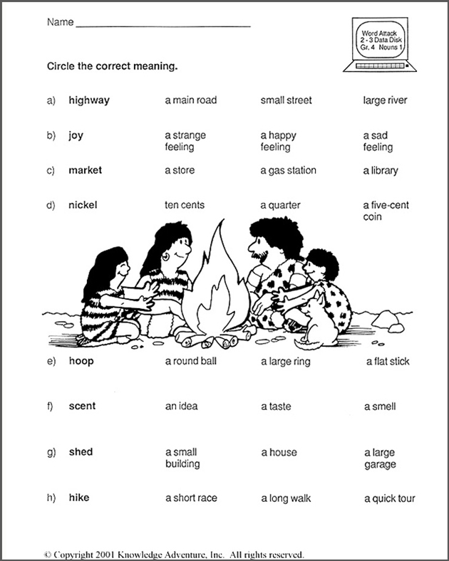 3rd Grade Word Worksheets