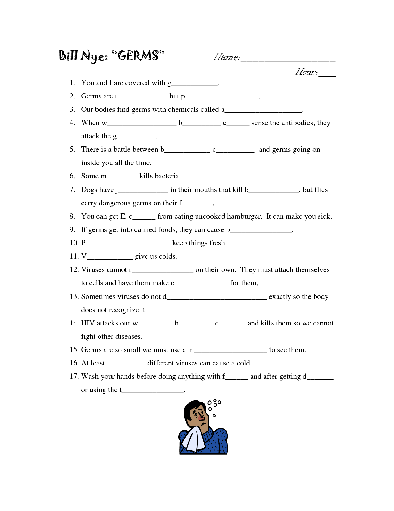 14 Bill Nye The Science Guy Cells Worksheet Answers Worksheeto