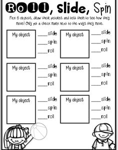Force and Motion Worksheets 2nd Grade