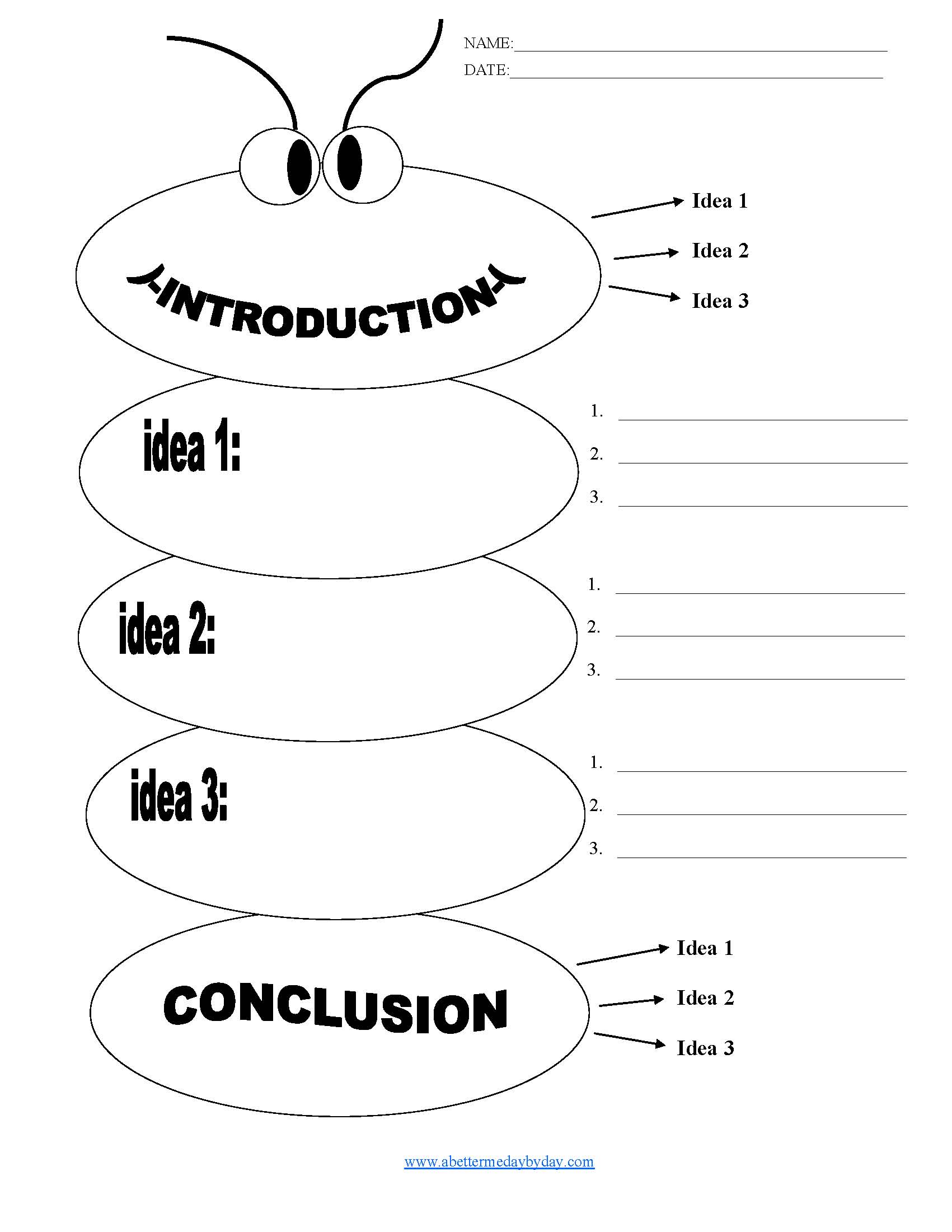 Writing 5 Paragraph Essay Outline for Kids