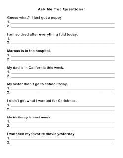 Appropriate Behavior Worksheets