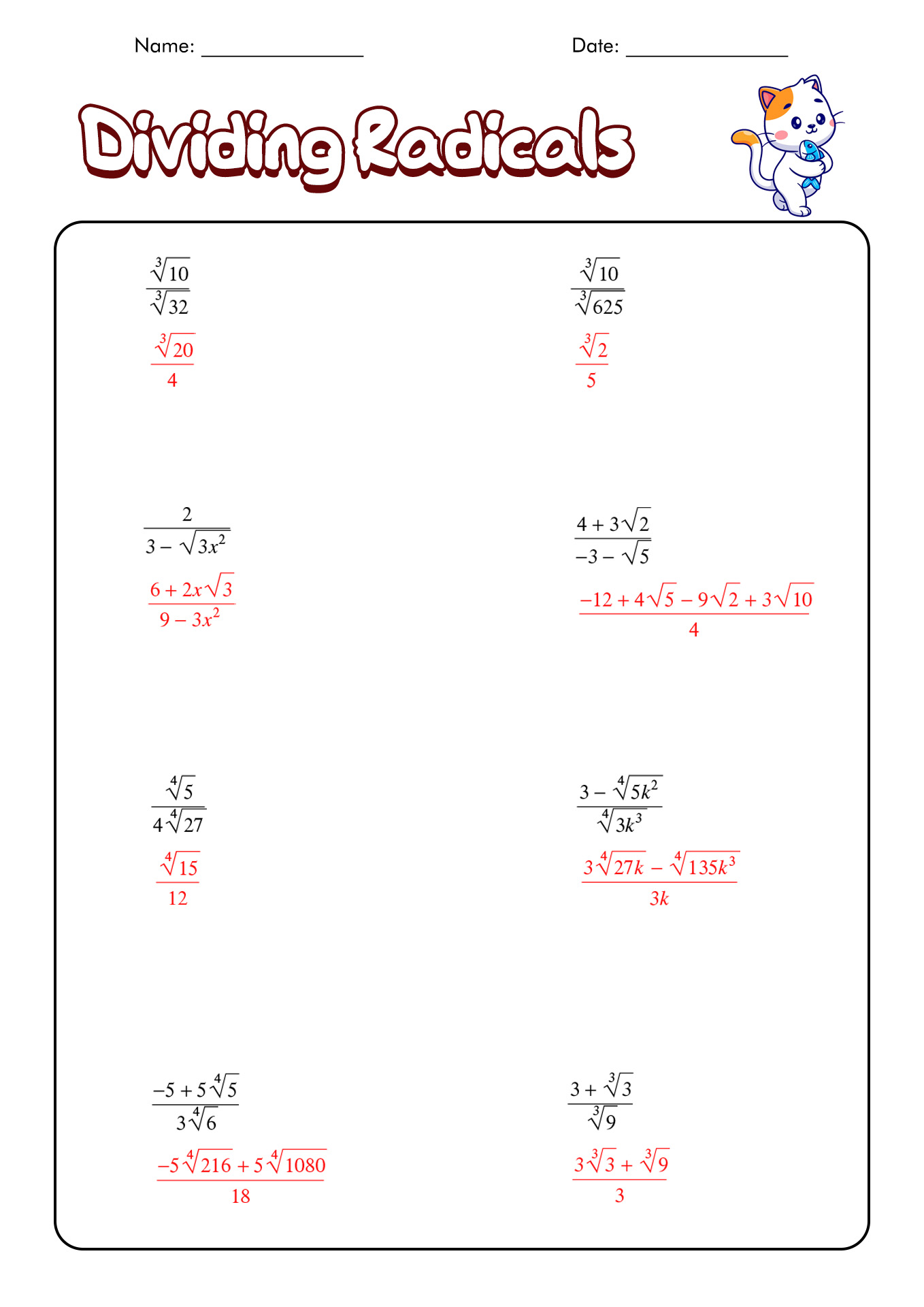 11 Exponents Worksheets With Answer Key Worksheeto