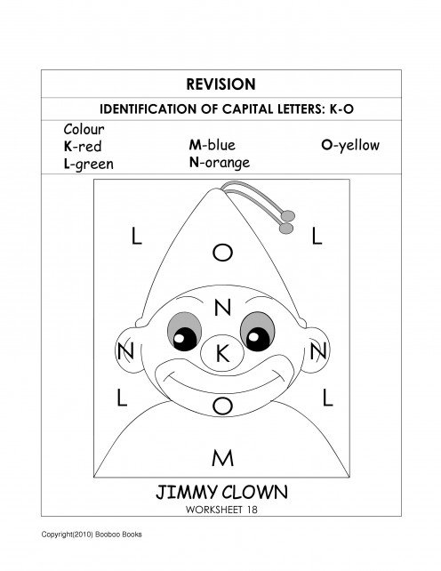 Kindergarten Letter Recognition Worksheets