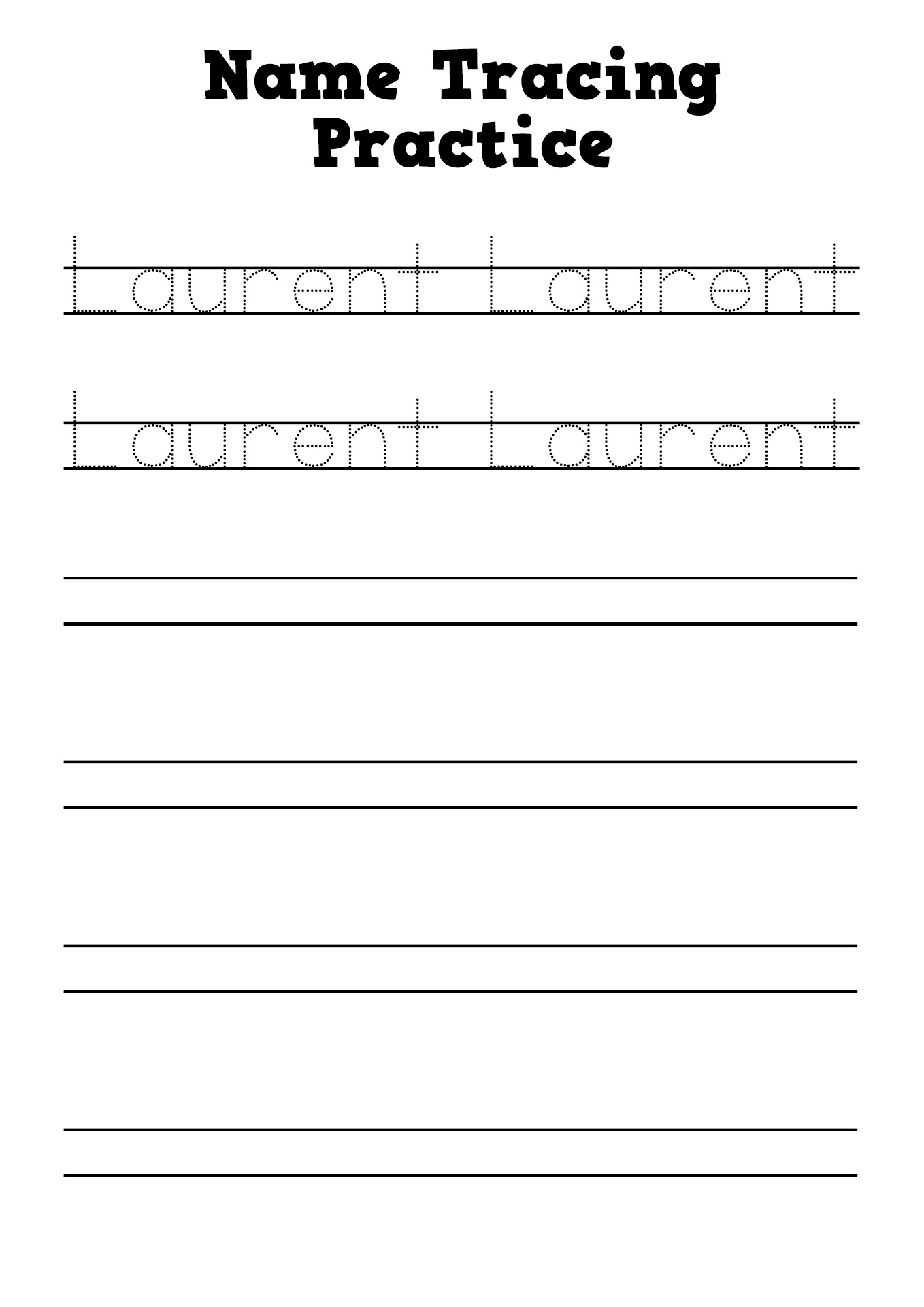 17 Can I Write My Name Worksheet Free PDF At Worksheeto