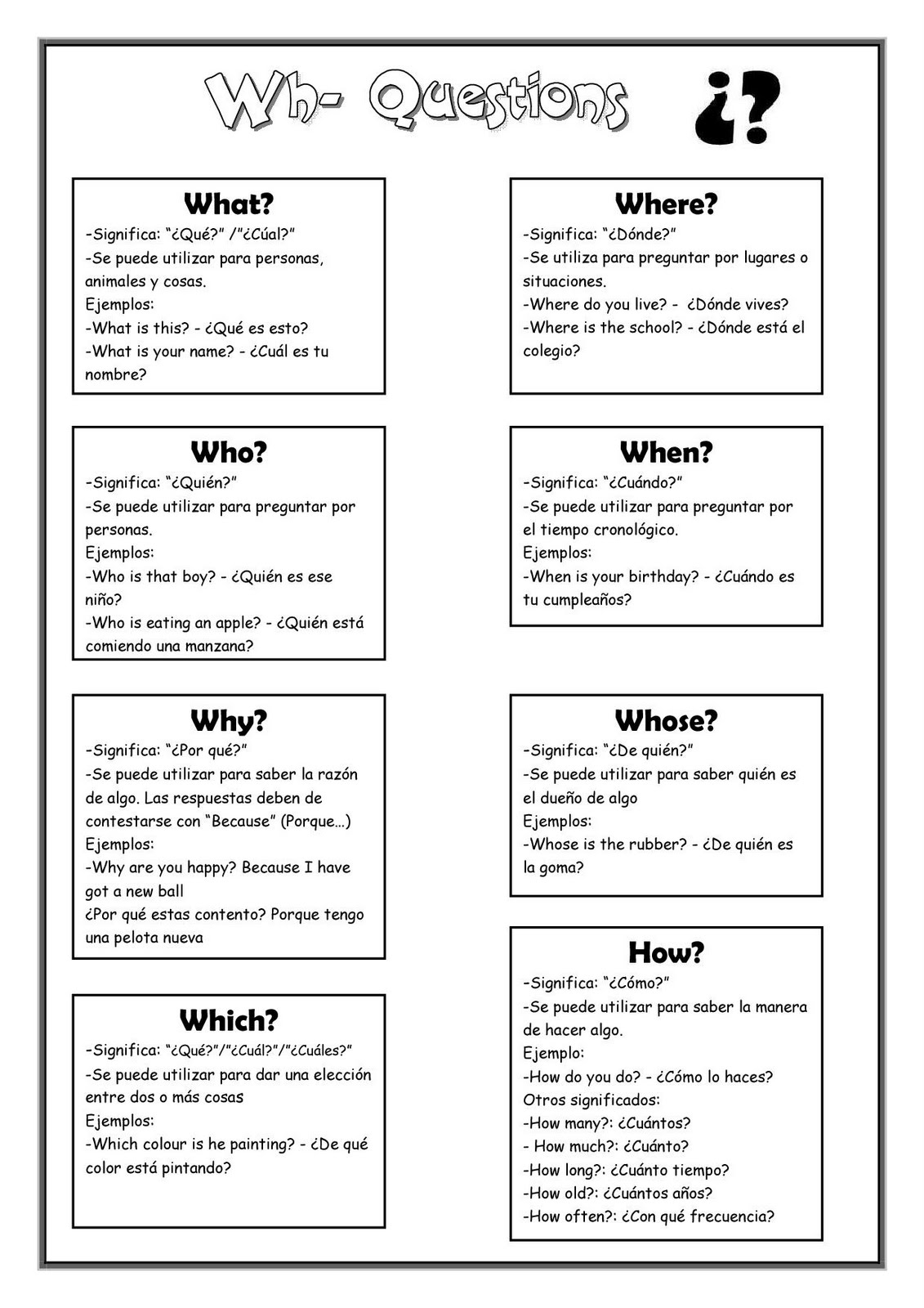 17 Simple Wh Question Worksheets / worksheeto com
