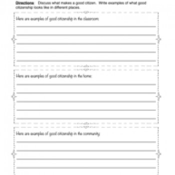 5th Grade Citizenship Worksheets