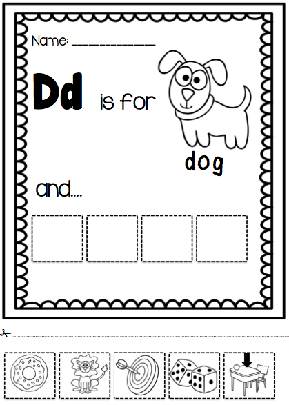 Alphabet Letter Cut and Paste Worksheets