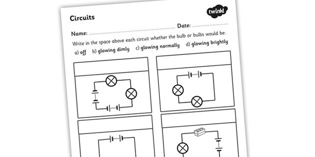 Circuits and Conductors Worksheet