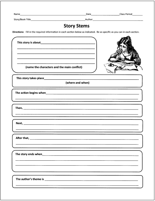 Fiction Story Graphic Organizer