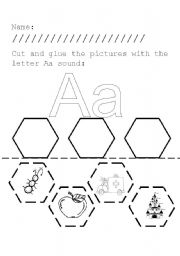 Letter G Worksheets Cut and Paste