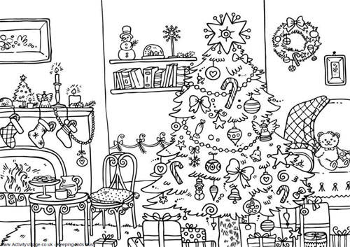 Printable Christmas Coloring Pages