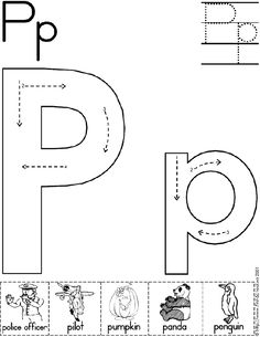 Printable Letter P Worksheets