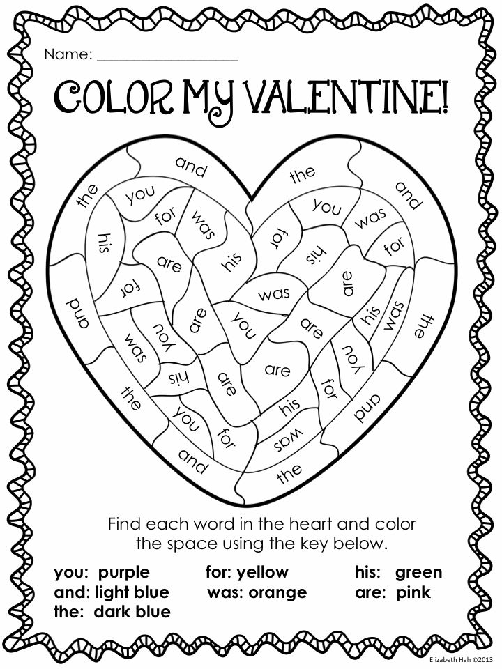 Valentine Activities For 5th Graders
