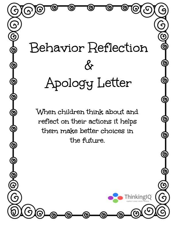 bad behavior writing assignment