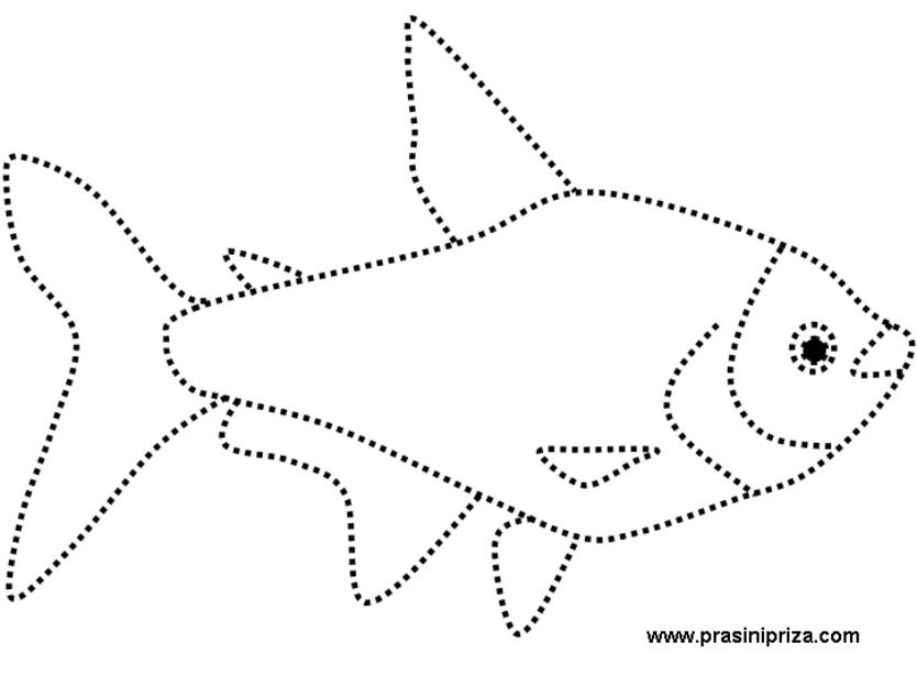 Dot Fish Coloring Pages