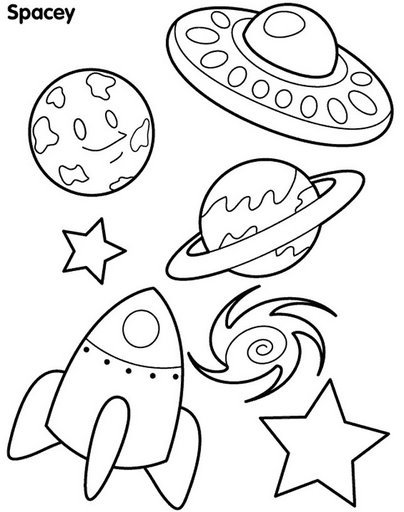 Free Printable Space Coloring Sheets