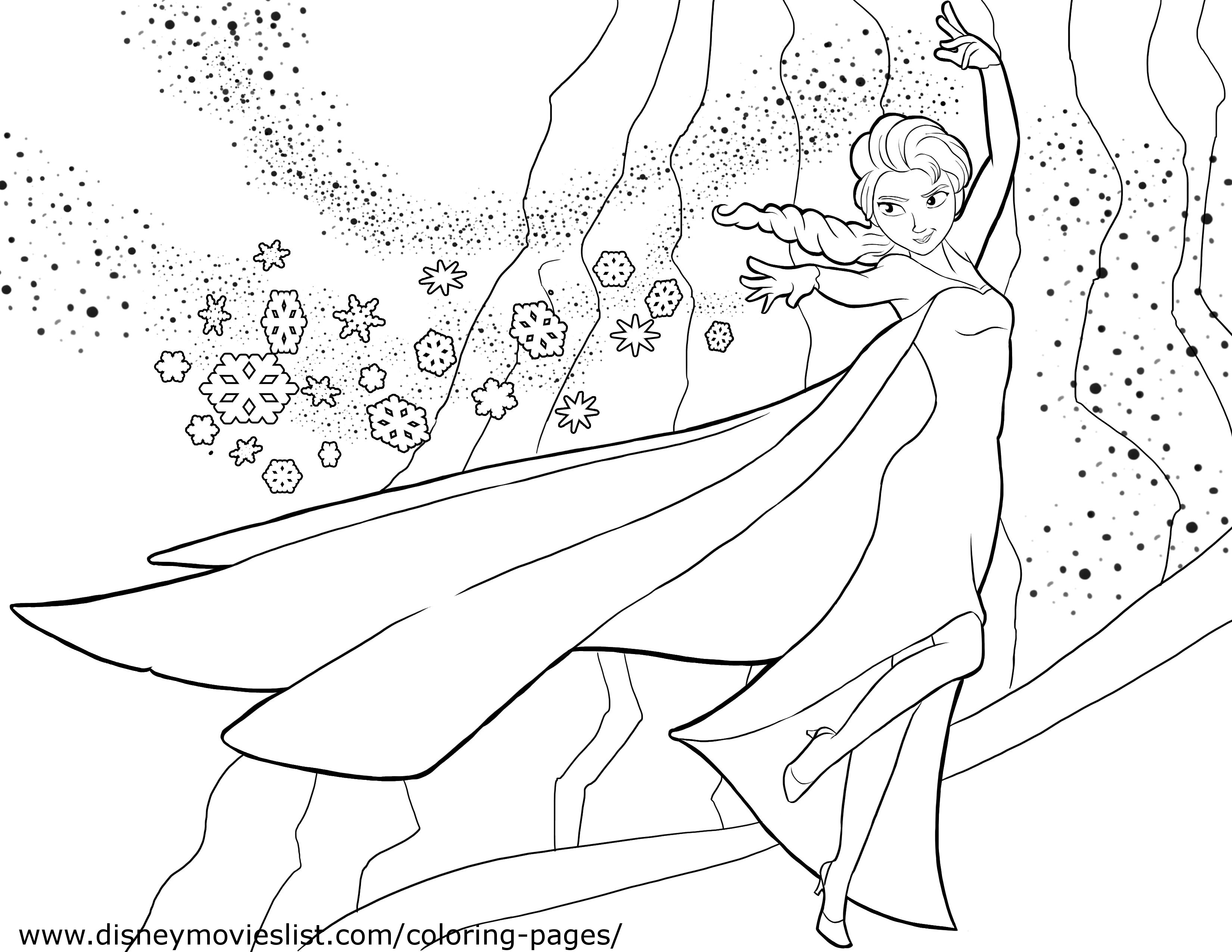 Frozen Coloring Pages