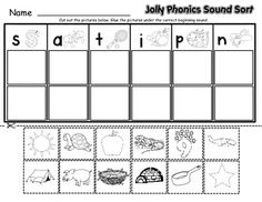 Jolly Phonics Sound Sort