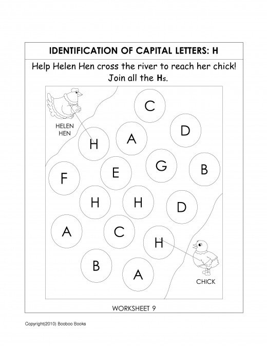 Printable Alphabet Letter H Worksheets Kindergarten