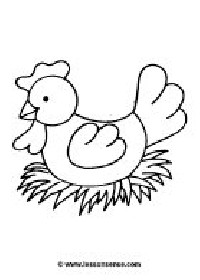 Chicken Wing Coloring Pages