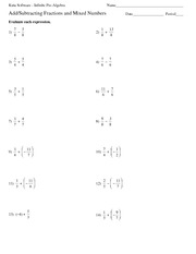 Adding and Subtracting Polynomials Worksheet Answers