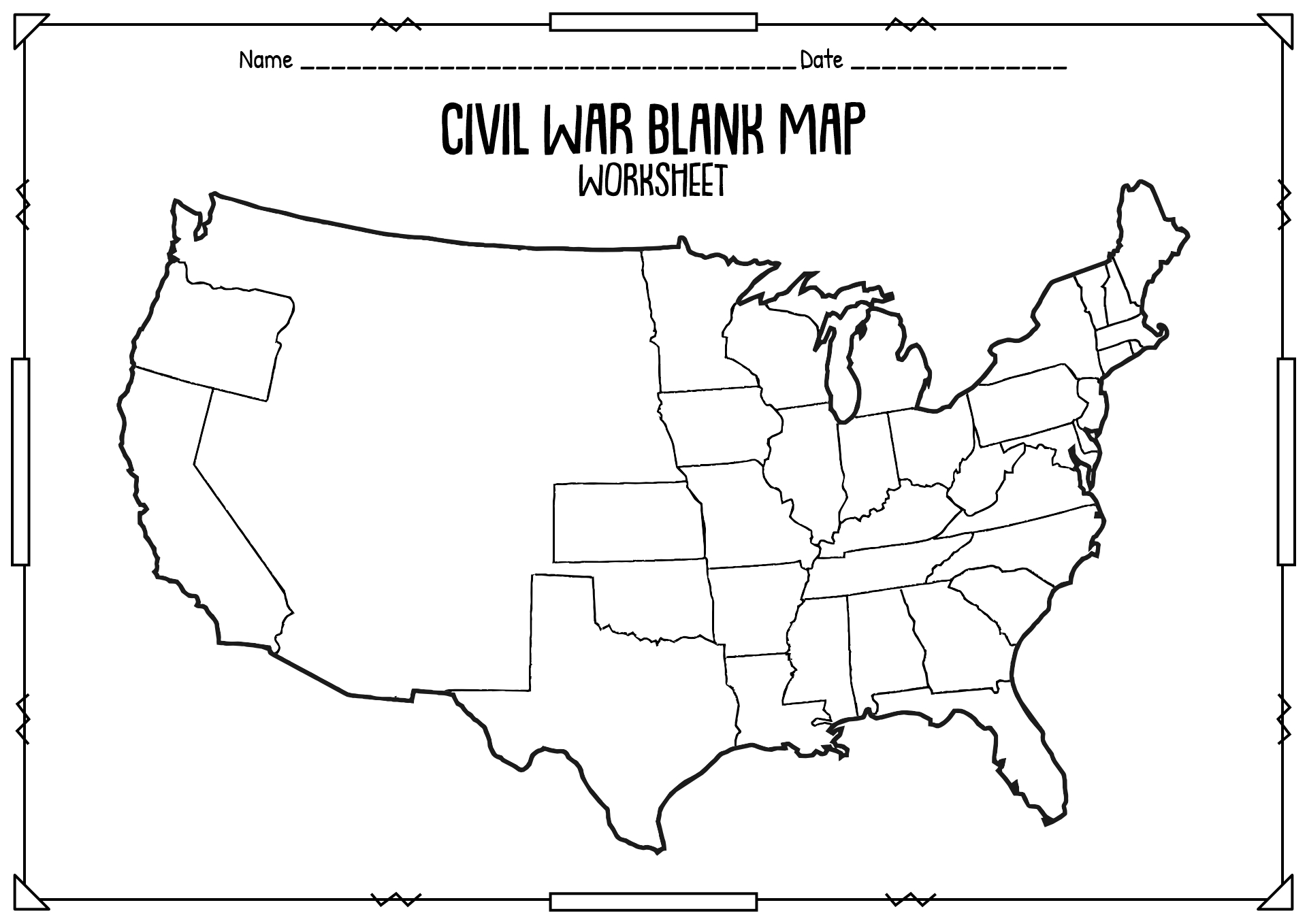 Civil War Maps Printable