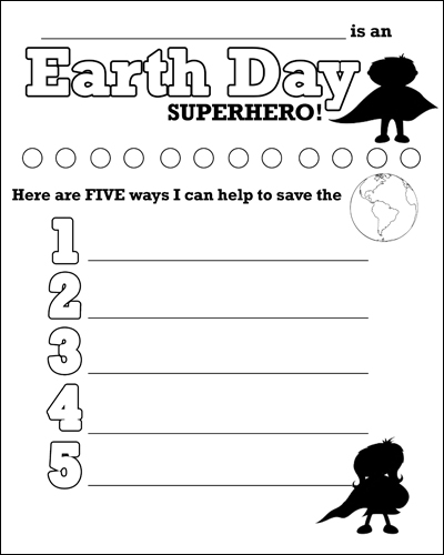 Free Printable Earth Day Worksheets