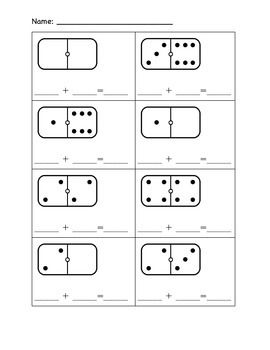 Kindergarten Domino Addition