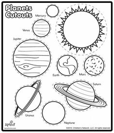 Solar System Planet Cutouts