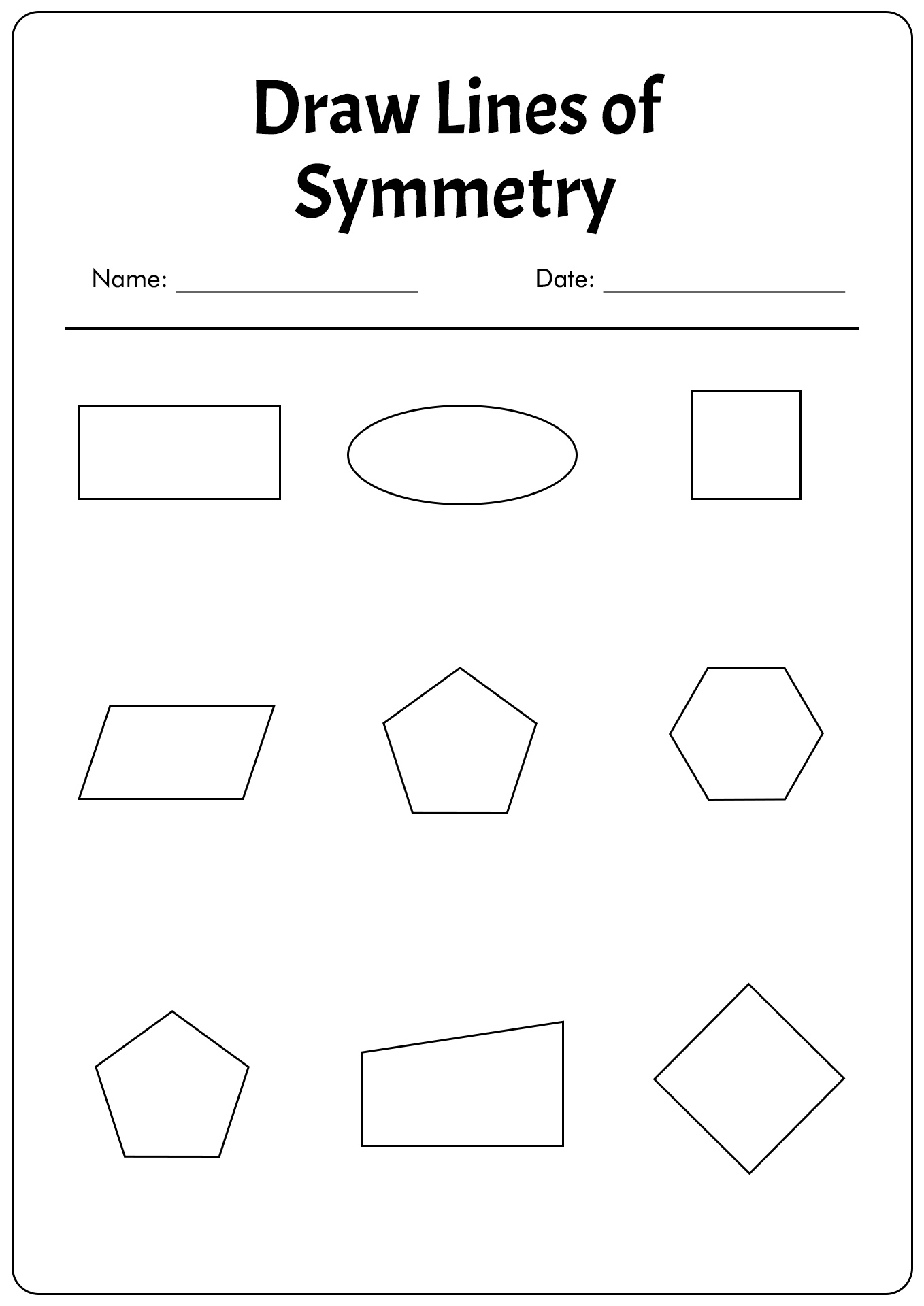 16 Best Images of Symmetry Art Worksheets - Symmetry Art Activity ...