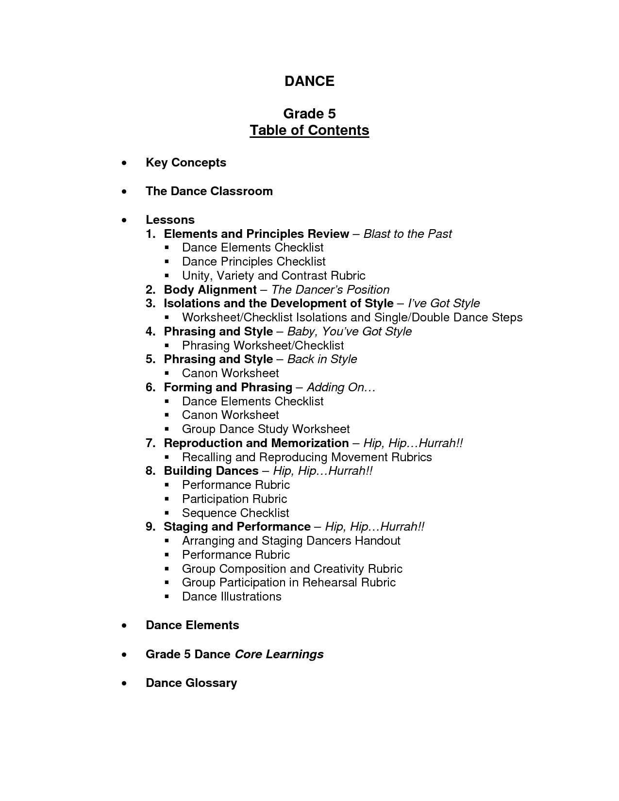 14 Reading Table Of Contents Worksheets Worksheeto