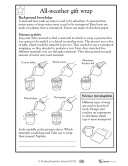 4th Grade Science Worksheets