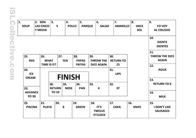 Free Printable Spanish Worksheets Beginners