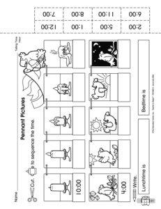 Sequencing Time Worksheets