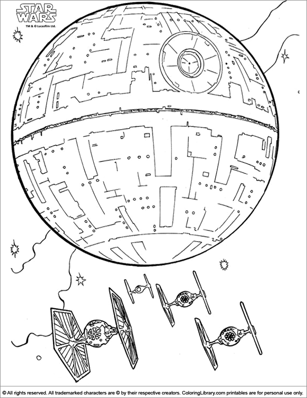 Star Wars Color by Number Coloring Pages