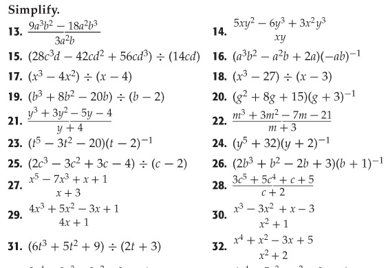 Adding Polynomials Worksheet